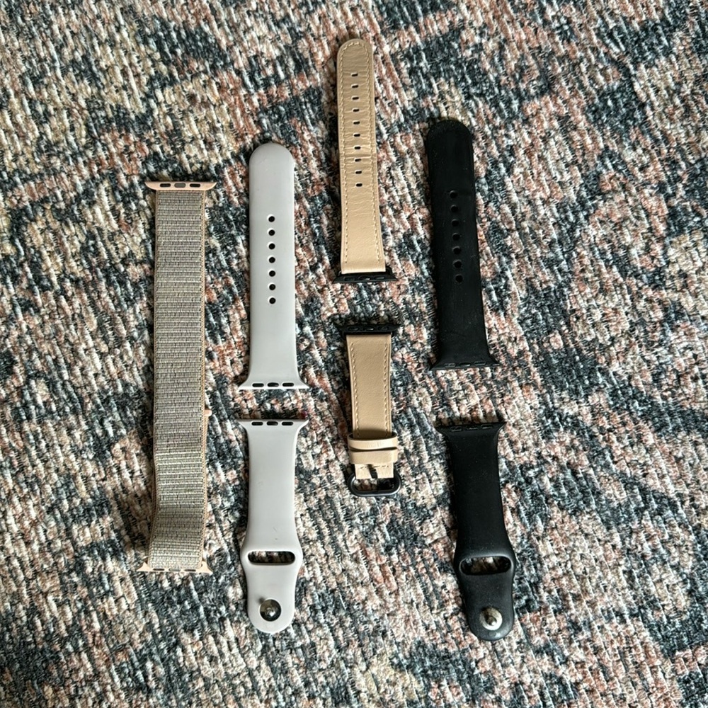 Lot of offbrand Apple Watch bands for 42mm watch